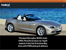 Tablet Screenshot of hollandcarcare.com